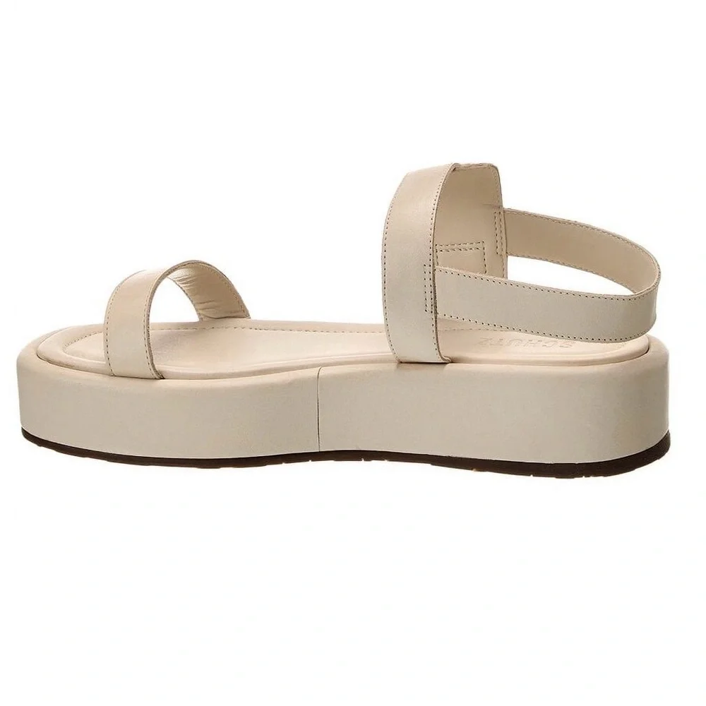 Schutz‎ Wavy Platform Leather Sandal Size 9.5